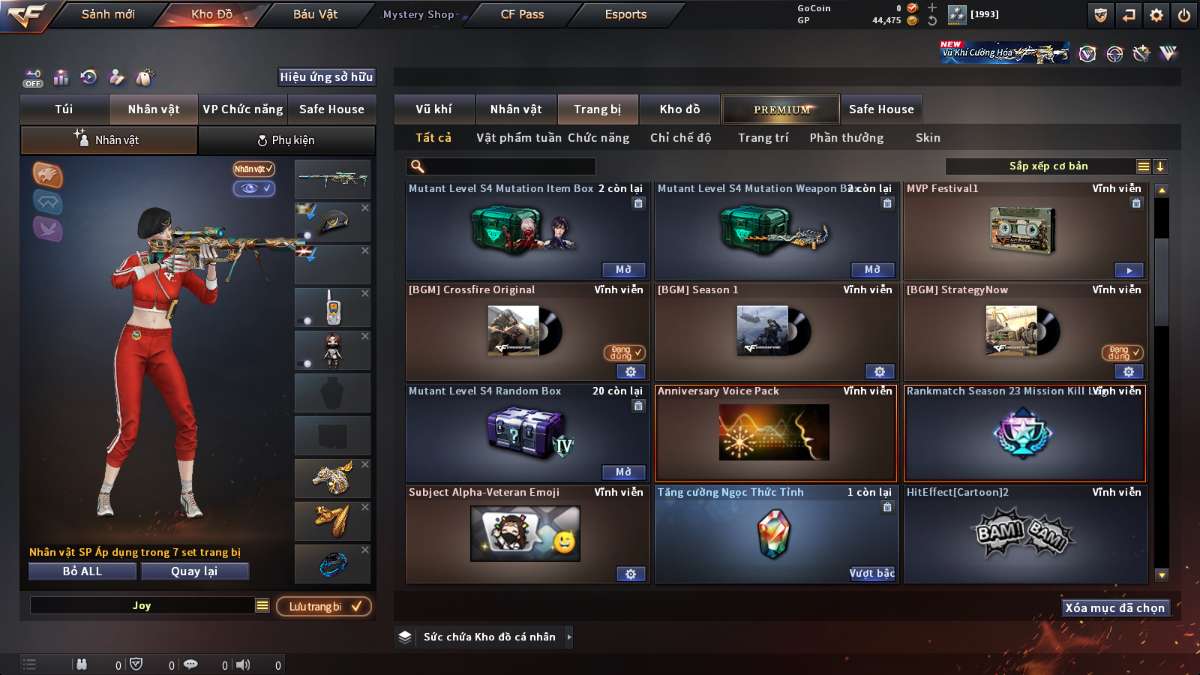 shop acc cf uy tin gia re